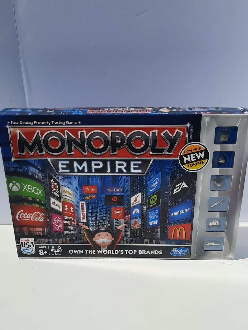 Monopoly Empire Board Game 2014 Hasbro 100% Complete Silver Edition